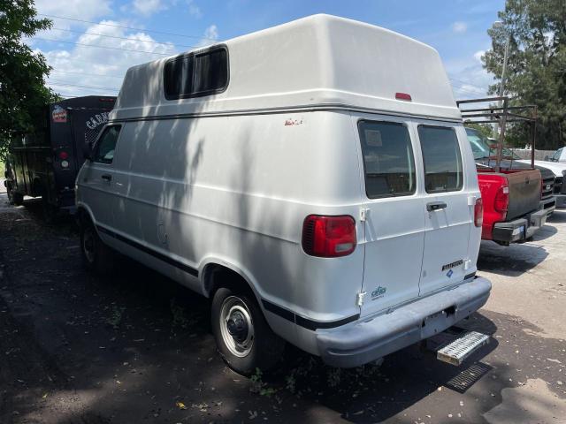 2B7KB31TX2K135131 - 2002 DODGE RAM VAN B3500 WHITE photo 3