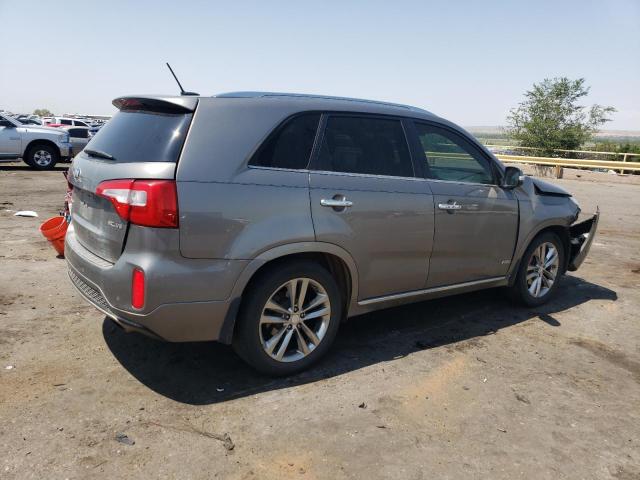 5XYKWDA72FG577142 - 2015 KIA SORENTO SX GRAY photo 3