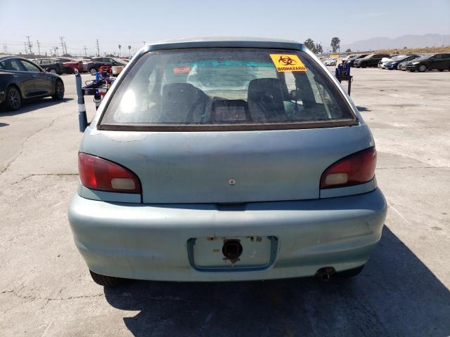 2C1MR2224Y6729510 - 2000 CHEVROLET METRO LSI TEAL photo 6