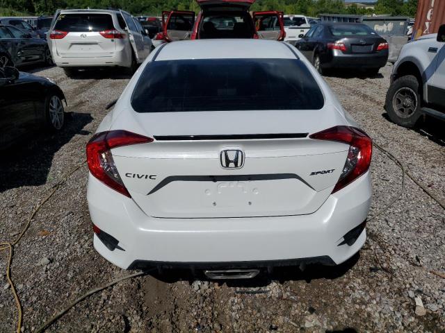 2HGFC2F81LH511177 - 2020 HONDA CIVIC SPORT WHITE photo 6