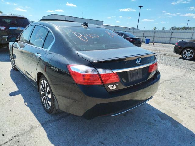 1HGCR6F53EA003387 - 2014 HONDA ACCORD HYBRID EXL BLACK photo 3