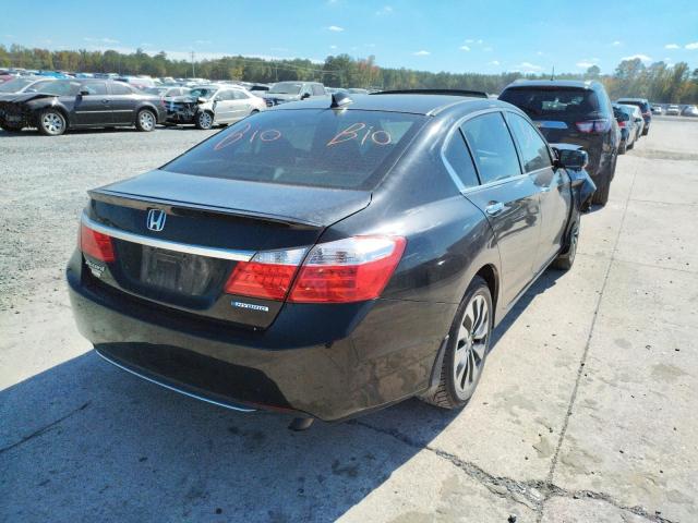 1HGCR6F53EA003387 - 2014 HONDA ACCORD HYBRID EXL BLACK photo 4