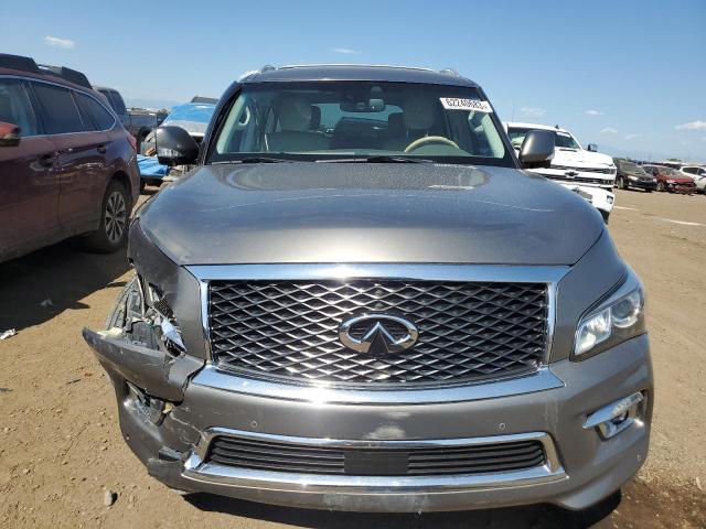 JN8AZ2NE3G9122050 - 2016 INFINITI QX80 GRAY photo 5