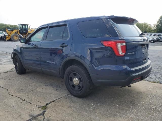 1FM5K8AT8JGA36935 - 2018 FORD EXPLORER POLICE INTERCEPTOR BLUE photo 2