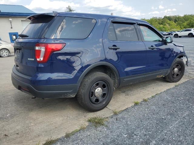1FM5K8AT8JGA36935 - 2018 FORD EXPLORER POLICE INTERCEPTOR ლურჯი ფოტო 3