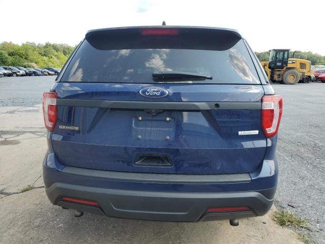 1FM5K8AT8JGA36935 - 2018 FORD EXPLORER POLICE INTERCEPTOR ლურჯი ფოტო 6