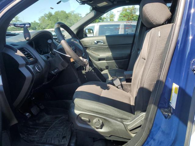 1FM5K8AT8JGA36935 - 2018 FORD EXPLORER POLICE INTERCEPTOR ლურჯი ფოტო 7
