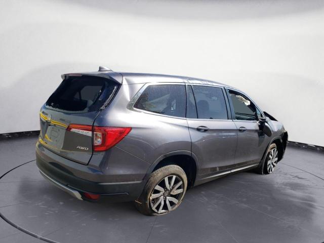 5FNYF6H5XKB082604 - 2019 HONDA PILOT EXL GRAY photo 3