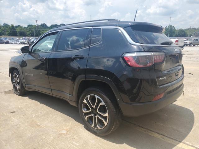 3C4NJDCB6NT100881 - 2022 JEEP COMPASS LIMITED BLACK photo 2