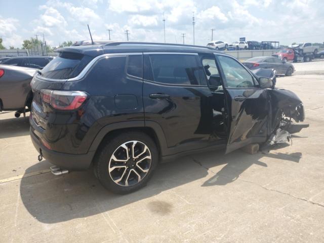 3C4NJDCB6NT100881 - 2022 JEEP COMPASS LIMITED BLACK photo 3