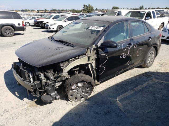 3KPA24AB9KE225016 - 2019 KIA RIO S BLACK photo 1