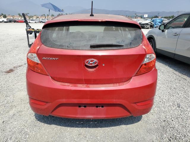 KMHCU5AE7DU085227 - 2013 HYUNDAI ACCENT GLS RED photo 6