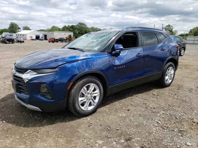 3GNKBHR45NS216120 - 2022 CHEVROLET BLAZER 2LT BLUE photo 1