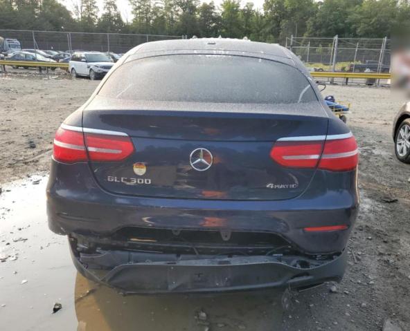 WDC0J4KB3KF513465 - 2019 MERCEDES-BENZ GLC COUPE 300 4MATIC BLUE photo 6