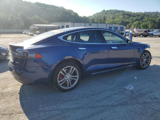 5YJSA1E45GF156392 - 2016 TESLA MODEL S ლურჯი ფოტო 3