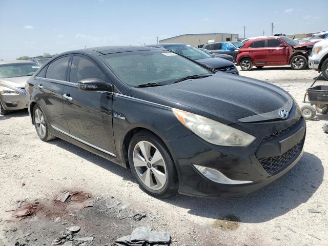 KMHEC4A40CA023195 - 2012 HYUNDAI SONATA HYBRID BLACK photo 4