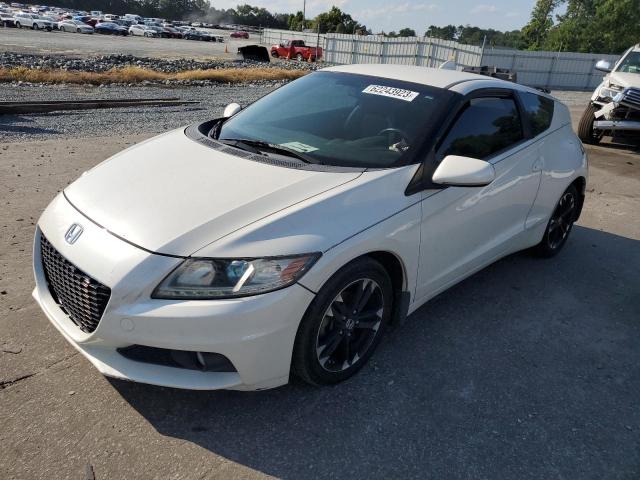 JHMZF1D68FS002486 - 2015 HONDA CR-Z EX WHITE photo 1