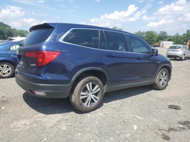 5FNYF6H50GB073658 - 2016 HONDA PILOT EXL BLUE photo 3