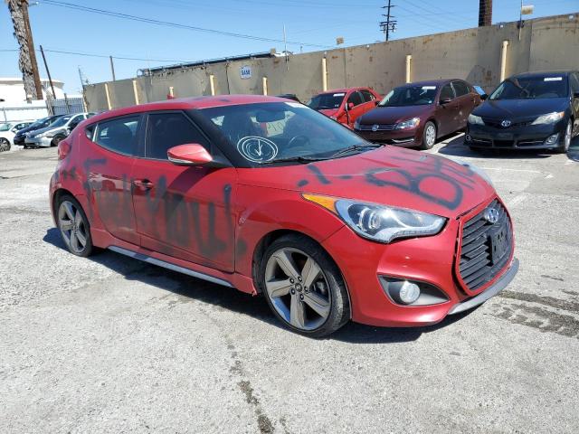 KMHTC6AE7DU128246 - 2013 HYUNDAI VELOSTER TURBO RED photo 1