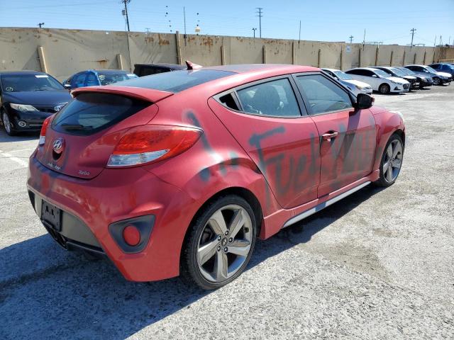 KMHTC6AE7DU128246 - 2013 HYUNDAI VELOSTER TURBO RED photo 4