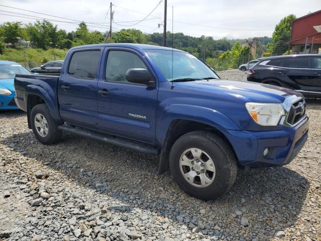 3TMLU4EN4FM181946 - 2015 TOYOTA TACOMA DOUBLE CAB BLUE photo 4