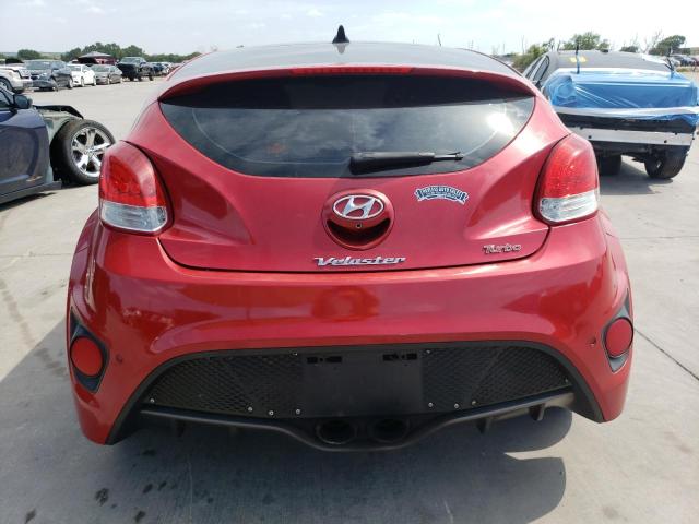 KMHTC6AEXFU216436 - 2015 HYUNDAI VELOSTER TURBO RED photo 6