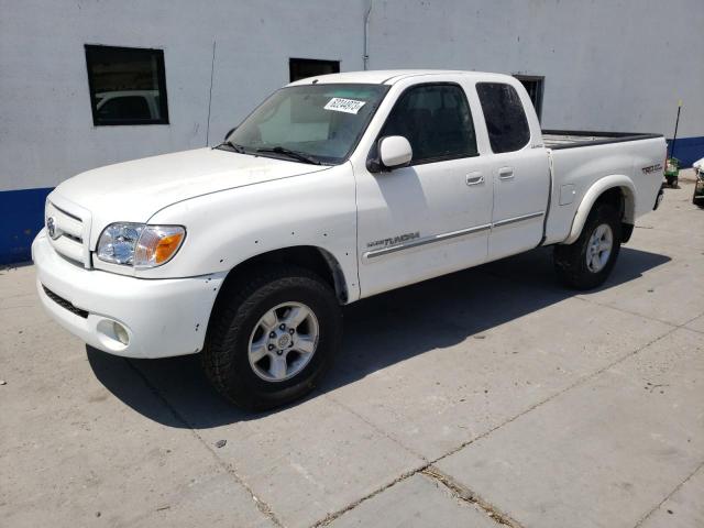 5TBBT48105S468876 - 2005 TOYOTA TUNDRA ACCESS CAB LIMITED WHITE photo 1