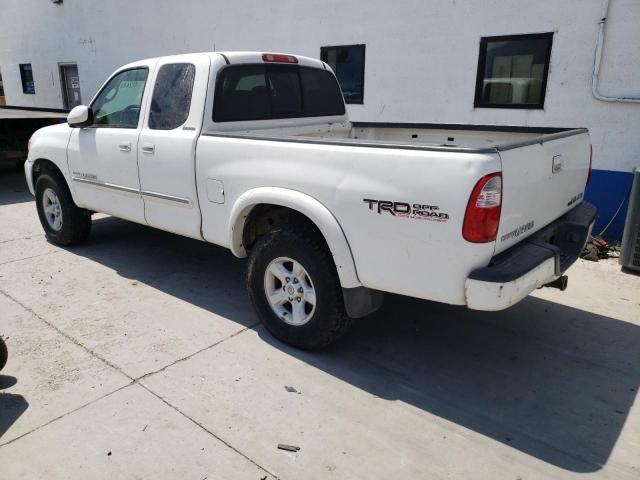 5TBBT48105S468876 - 2005 TOYOTA TUNDRA ACCESS CAB LIMITED WHITE photo 2