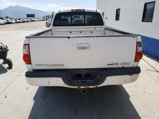 5TBBT48105S468876 - 2005 TOYOTA TUNDRA ACCESS CAB LIMITED WHITE photo 6