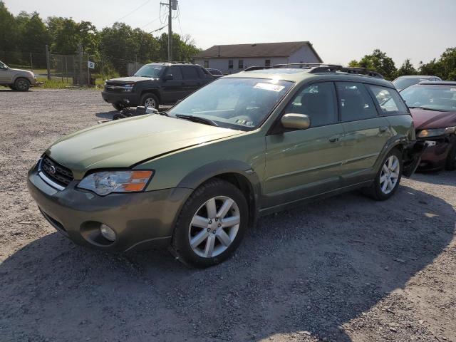 4S4BP62C167327646 - 2006 SUBARU LEGACY OUTBACK 2.5I LIMITED GREEN photo 1