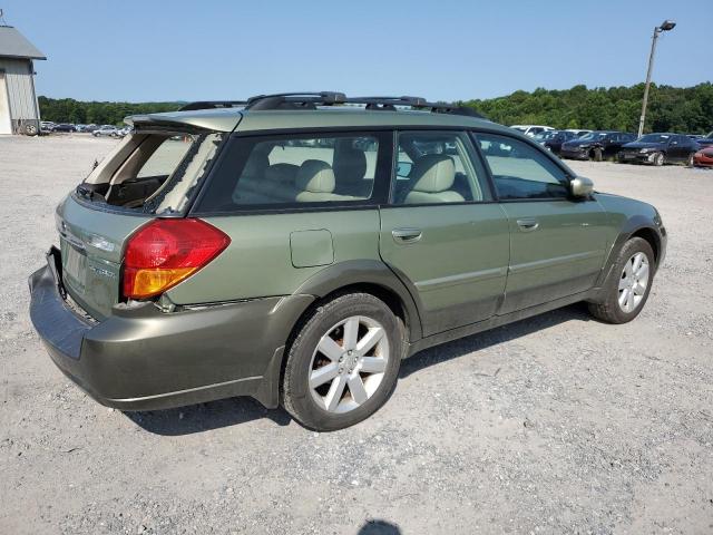 4S4BP62C167327646 - 2006 SUBARU LEGACY OUTBACK 2.5I LIMITED GREEN photo 3