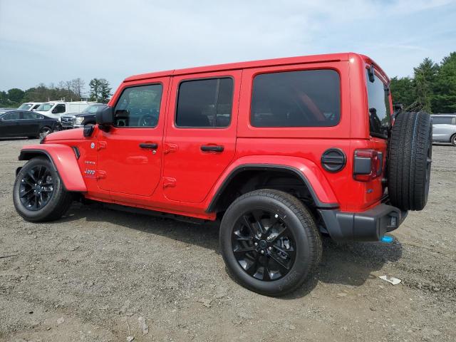 1C4RJXP60RW292850 - 2024 JEEP WRANGLER SAHARA 4XE RED photo 2