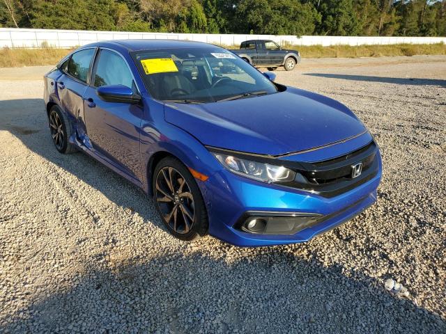 2HGFC2F89KH511670 - 2019 HONDA CIVIC SPORT 蓝色 照片 1
