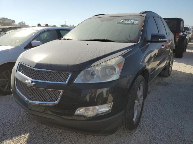 1GNKRLED7BJ177158 - 2011 CHEVROLET TRAVERSE LTZ BLACK photo 2