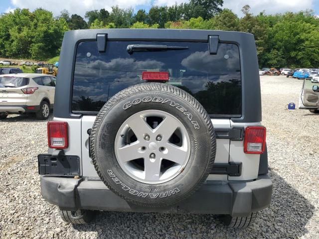 1C4BJWDG9CL240344 - 2012 JEEP WRANGLER U SPORT SILVER photo 6