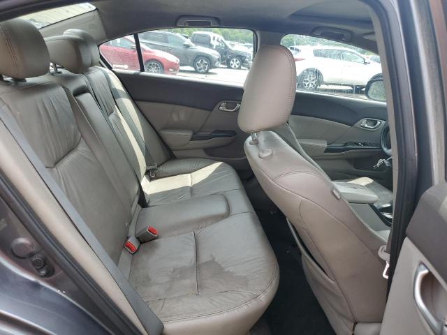 19XFB2F91CE310644 - 2012 HONDA CIVIC EXL ნაცრისფერი ფოტო 10