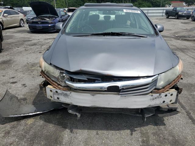 19XFB2F91CE310644 - 2012 HONDA CIVIC EXL ნაცრისფერი ფოტო 5