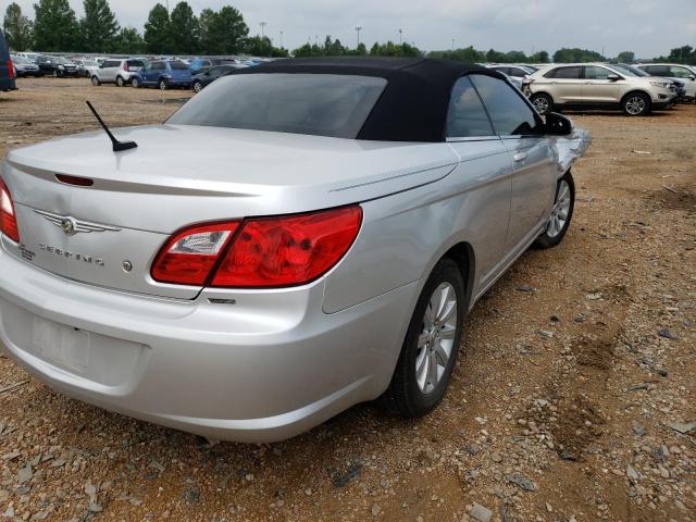 1C3BC5ED3AN219214 - 2010 CHRYSLER SEBRING TOURING SILVER photo 3