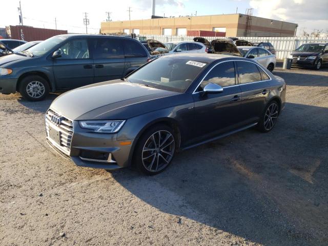 WAUC4AF4XJA010237 - 2018 AUDI S4 PRESTIGE GRAY photo 1