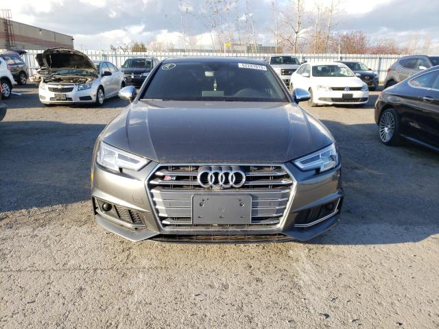 WAUC4AF4XJA010237 - 2018 AUDI S4 PRESTIGE GRAY photo 5