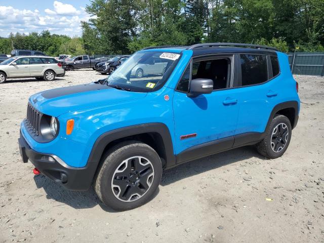 ZACCJBCT8FPB46838 - 2015 JEEP RENEGADE TRAILHAWK BLUE photo 1