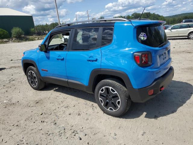 ZACCJBCT8FPB46838 - 2015 JEEP RENEGADE TRAILHAWK BLUE photo 2