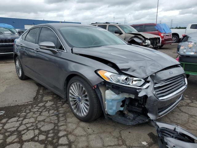 3FA6P0D98DR182928 - 2013 FORD FUSION TITANIUM GRAY photo 4