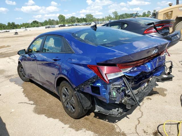 5NPLM4AG8PH108352 - 2023 HYUNDAI ELANTRA SEL BLUE photo 2