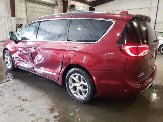2C4RC1GG0HR523043 - 2017 CHRYSLER PACIFICA LIMITED MAROON photo 2