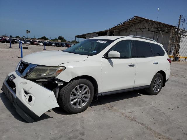 5N1AR2MN4FC719038 - 2015 NISSAN PATHFINDER S WHITE photo 1