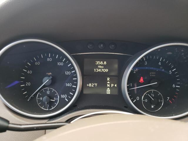 4JGBB8GB8BA710541 - 2011 MERCEDES-BENZ ML 350 4MATIC CHARCOAL photo 9