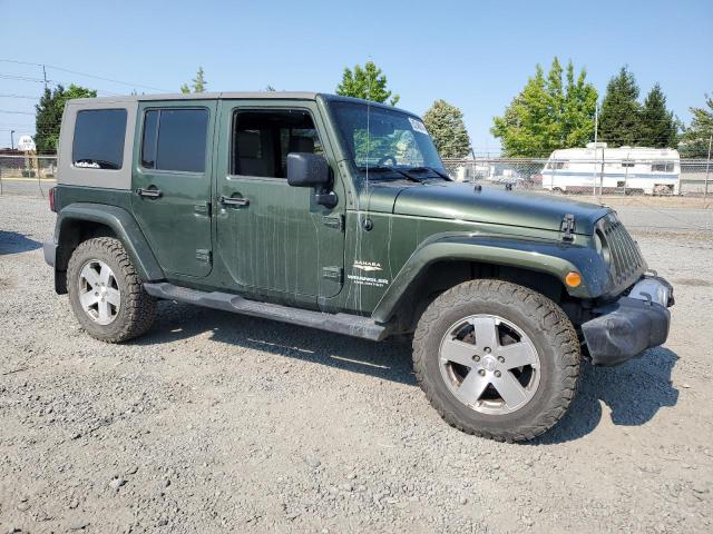 1J4GA59138L543819 - 2008 JEEP WRANGLER U SAHARA GREEN photo 4