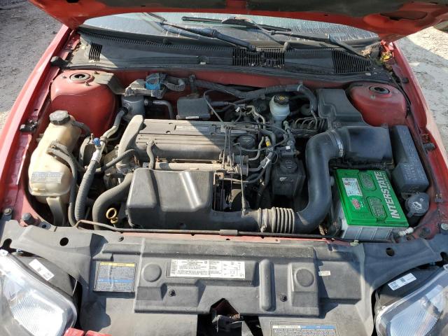 1G1JC12F147110998 - 2004 CHEVROLET CAVALIER RED photo 11