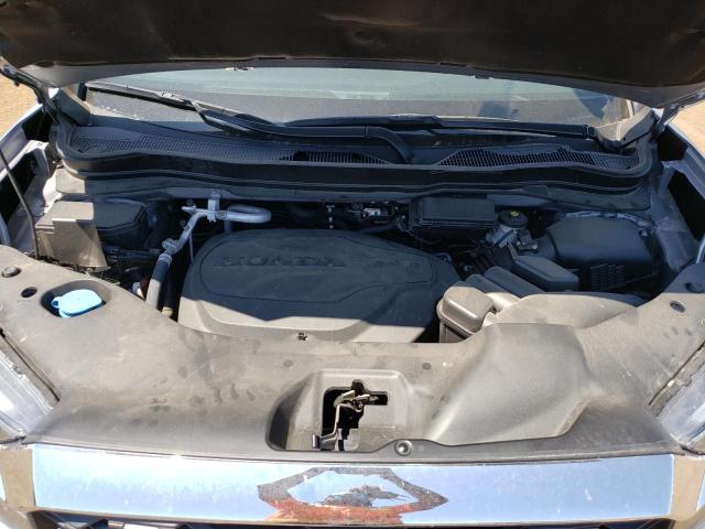 5FNYF8H55NB018745 - 2022 HONDA PASSPORT EXL Plata foto 11